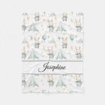 Sage Bunny Dreams Baby Personnalisé