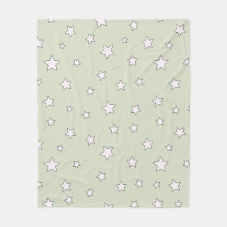 Couverture Polaire Sage Vert mignon Stations esthétiques Motif