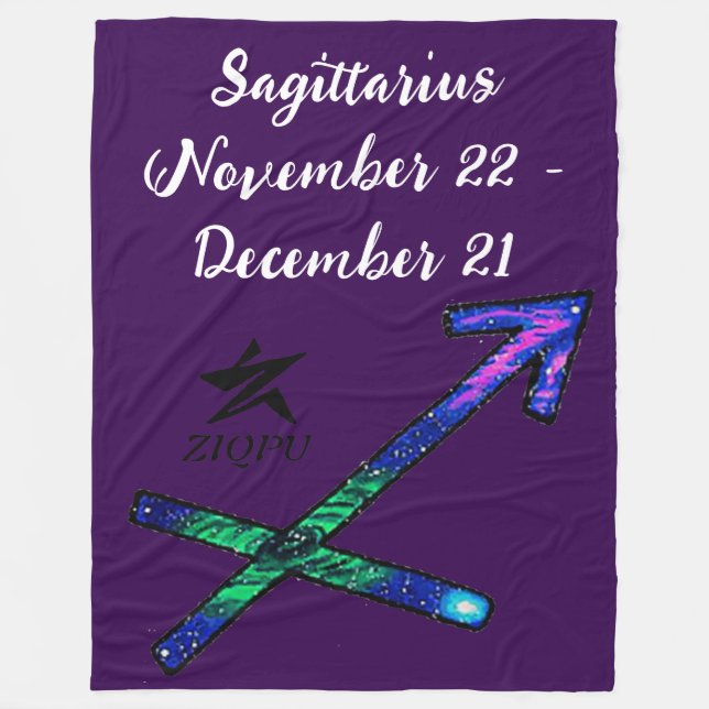 Couverture Polaire Sagittarius Throw Blanket (Devant)