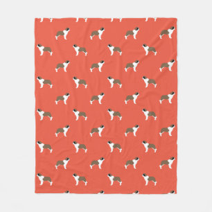 Couverture Polaire Saint Bernard Dogs Motif