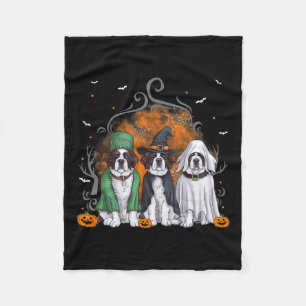 Couverture Polaire Saint Bernard St. Bernard Chien Halloween Coût du