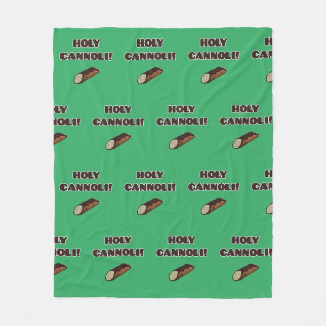 Couverture Polaire Saint Cannoli Funny Food Italien (Devant)