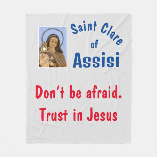 Couverture Polaire Saint Clare Assisi
