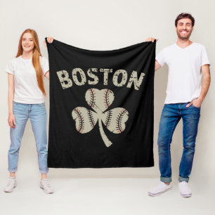 Couverture Polaire Saint-Patrick irlandais de Boston vintage Shamrock