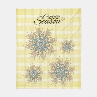 Couverture Polaire Saison Cuddle Fleece Blanche