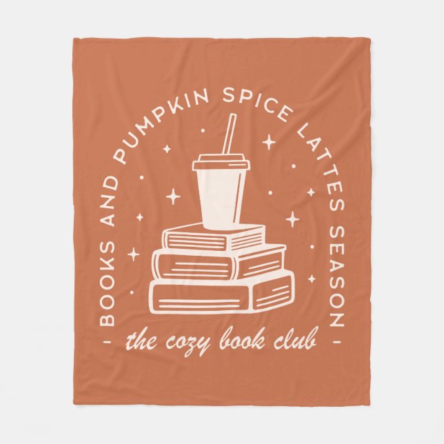 Couverture Polaire Saison d'épices des livres et des Citrouilles (Devant)