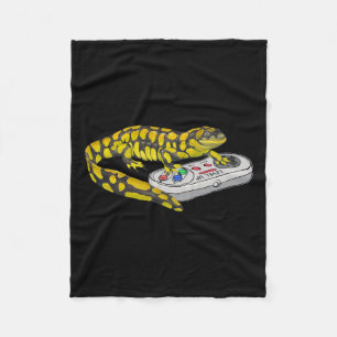 Couverture Polaire Salamandre Jouer Jeu Vidéo Salamandres Gamers