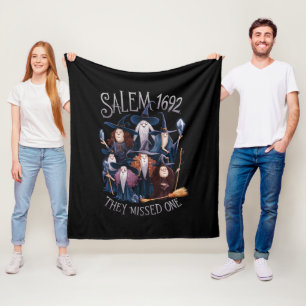 Couverture Polaire Salem 1692 Ils Ont Manqué Une Sorcière Halloween