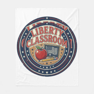 Couverture Polaire Salle de classe Liberté Patriotique Professeur Pat