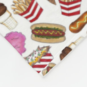 Couverture Polaire Salon d'Etat Carnaval Nachos Cotton Candy