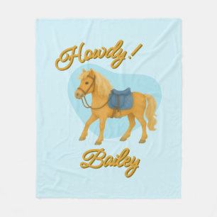 Couverture Polaire Salut ! Pony Blanket   Cadeaux personnalisés pour 