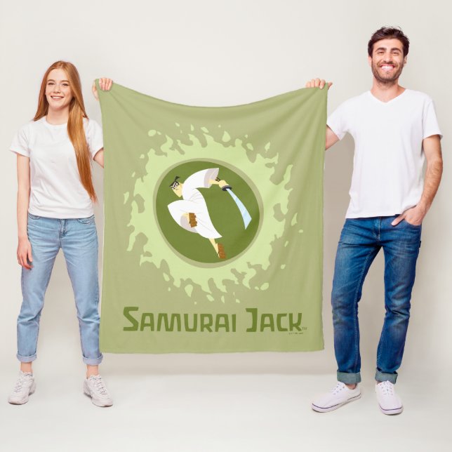 Couverture Polaire Samurai Jack Leaping Graphic (En situation)
