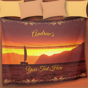 Couverture Polaire San Francisco Sunset 1124