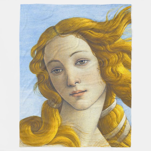 Couverture Polaire Sandro Botticelli - Détail de la naissance de Vénu (Devant)