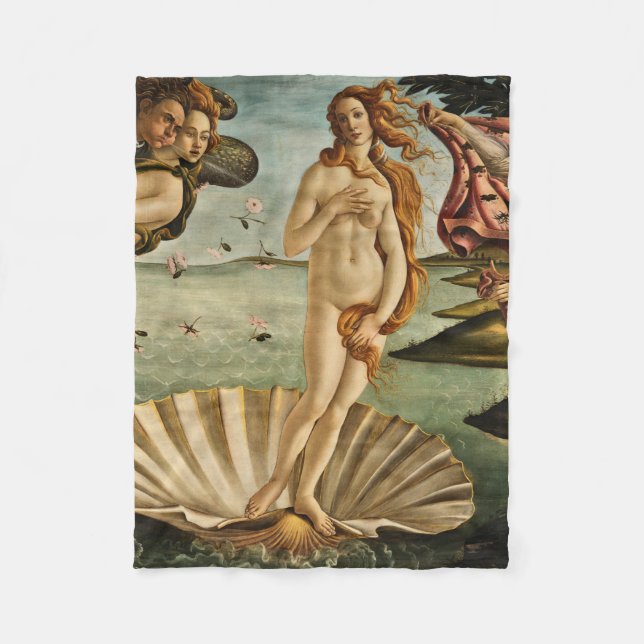 Couverture Polaire Sandro Botticelli - La naissance de Vénus (Devant)