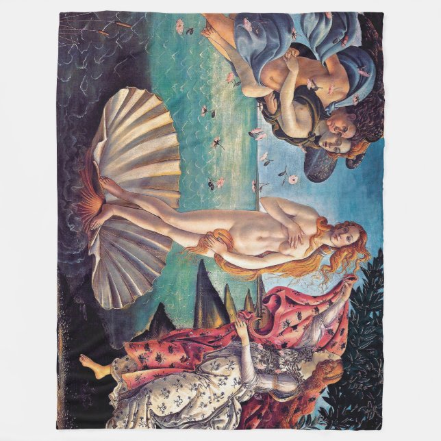 Couverture Polaire Sandro Botticelli - La Naissance de Vénus - Beaux- (Devant)