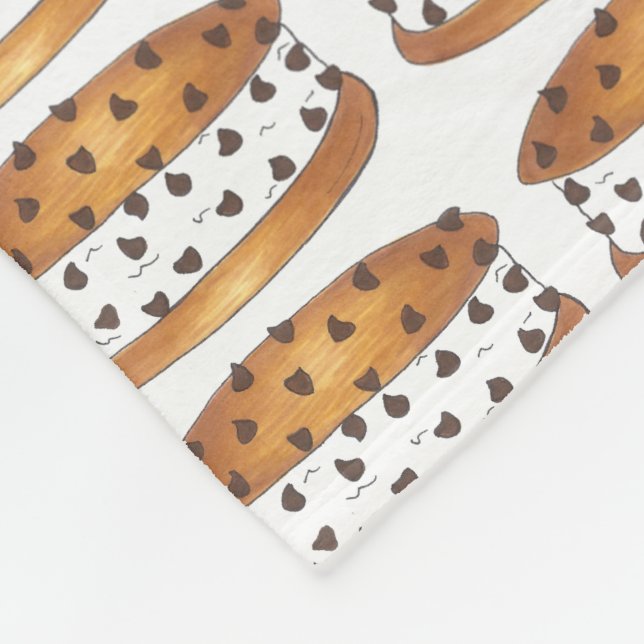 Couverture Polaire Sandwich à la crème glacée au chocolat Chipwich (Coin)