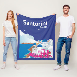 Couverture Polaire Santorini Grèce