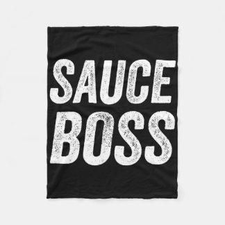 Couverture Polaire Sauce Boss Chef Bbq Cook Food Humorousa 