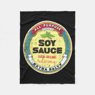 Couverture Polaire Sauce soja Halloween Costume de nourriture drôle p