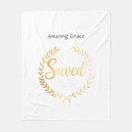 Couverture Polaire Sauvé par Grace Blanket cadeau pour papa fidèle