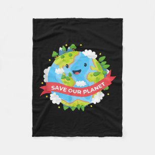 Couverture Polaire Sauvez notre planète Terre Mère Protection De l'en