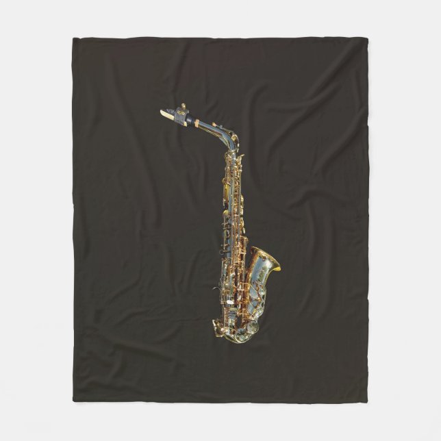 Couverture Polaire Saxophone (Devant)