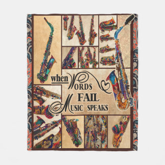 COUVERTURE POLAIRE SAXOPHONE - QUAND LES MOTS ÉCHOUENT LA MUSIQUE PAR
