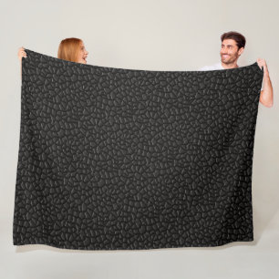 Couverture Polaire Scales de dragon noir