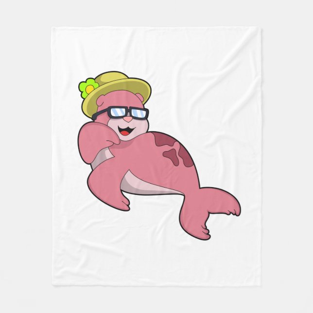 Couverture Polaire Sceau avec lunettes.PNG (Devant)