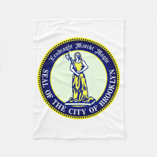 Couverture Polaire Sceau de l'arrondissement de Brooklyn New York