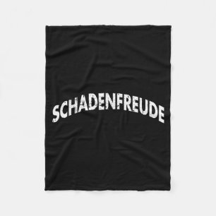 Couverture Polaire Schadenfreude Citation Allemande Drôle et Sarcasti