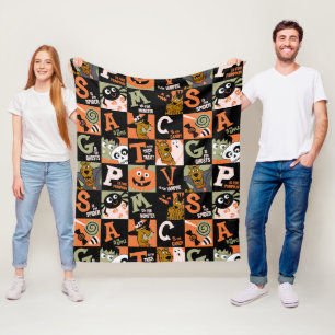 Couverture Polaire Scooby-Doo   Motif Halloween