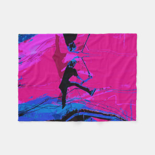 Couverture Polaire Scooting autour - Stunt Scooter Fleece Blanche