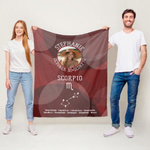 Couverture Polaire Scorpio Zodiac Astrologie Photo Date de naissance