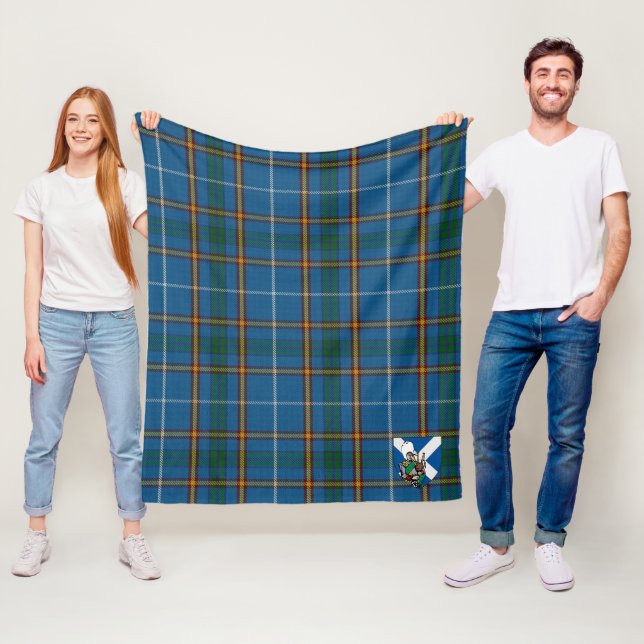 Couverture Polaire Scotts Bairn Tartan Plaid (En situation)