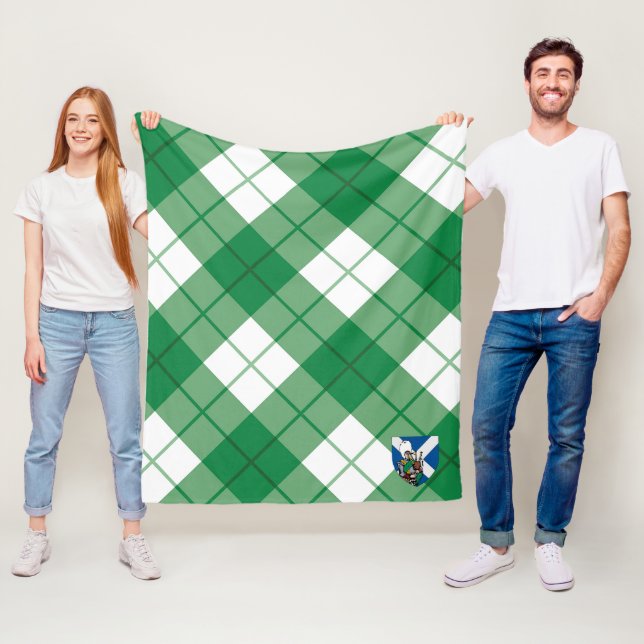 Couverture Polaire Scotts Bias plaid Tartan Plaid (En situation)