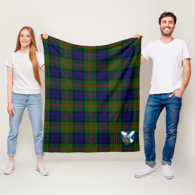 Couverture Polaire Scotts Dundas Tartan Plaid (En situation)