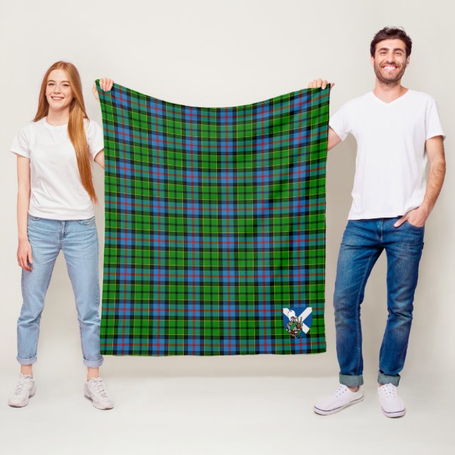 Couverture Polaire Scotts Forsyth Tartan Plaid (En situation)