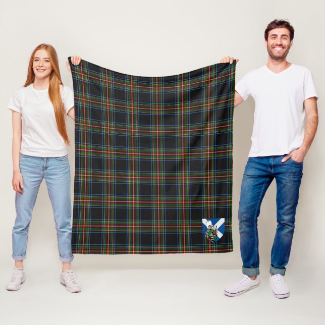 Couverture Polaire Scotts Lyle Tartan Plaid (En situation)