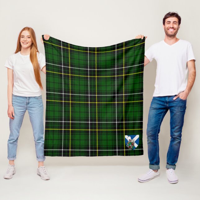 Couverture Polaire Scotts MacAlpine moderne Tartan Plaid (En situation)