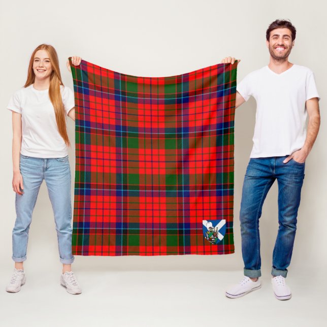Couverture Polaire Scotts MacNicol Tartan Plaid (En situation)