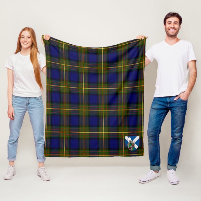 Couverture Polaire Scotts Muir Tartan Plaid (En situation)