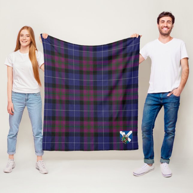 Couverture Polaire Scotts Pride De Scotland Tartan Plaid (En situation)