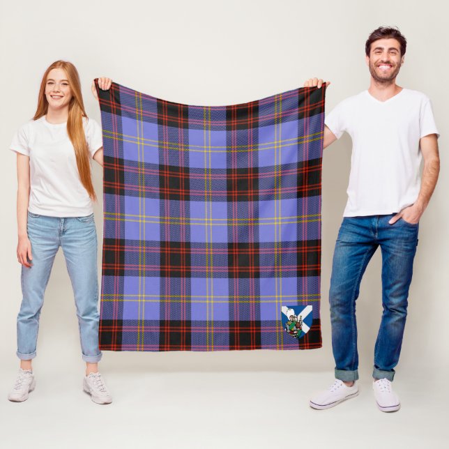 Couverture Polaire Scotts Rutherford Tartan Plaid (En situation)