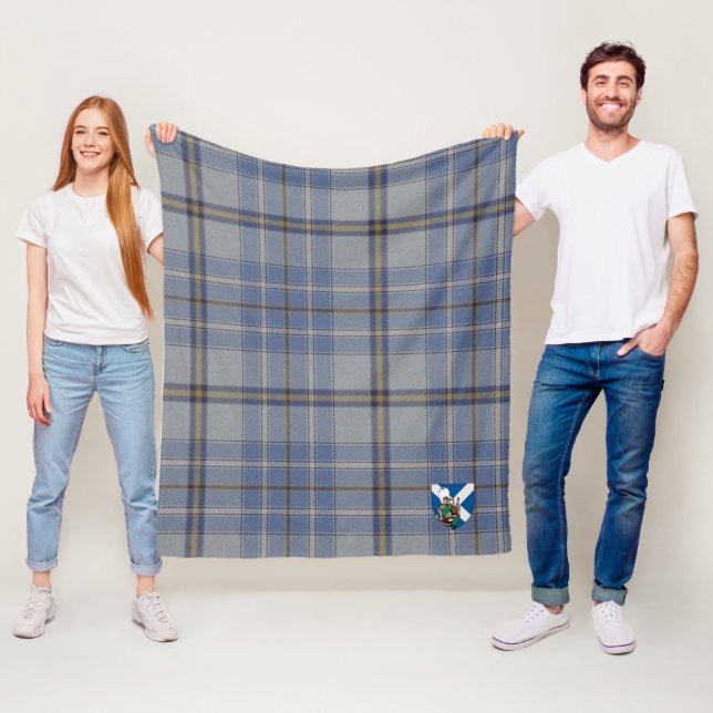 Couverture Polaire Scotts Tweedie Tartan Plaid (En situation)
