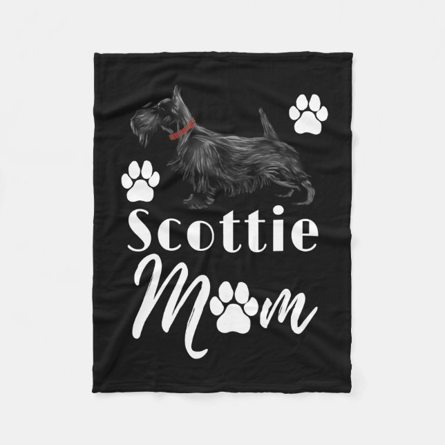 Couverture Polaire Scotty Scottie Dog Maman (Devant)