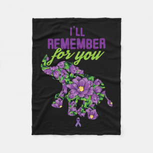 Couverture Polaire Se souvenir pour vous Alzheimerheimer Heimers Sens
