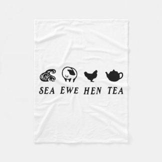 Couverture Polaire Sea Ewe Hen Tea 