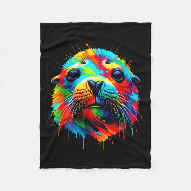 Couverture Polaire Seal Sea Lion  (Devant)